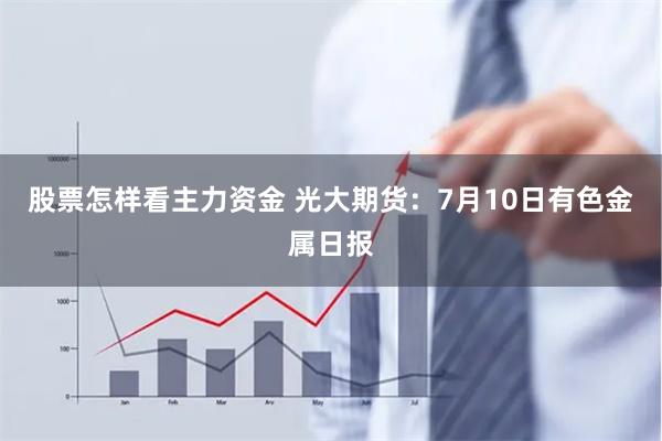 股票怎样看主力资金 光大期货：7月10日有色金属日报